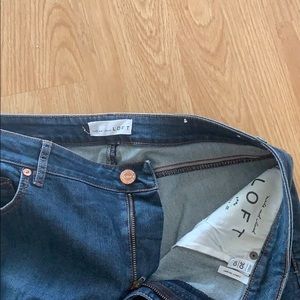 Loft skinny curvy denim jeans